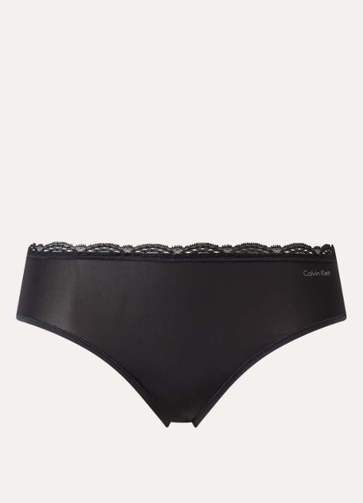 Calvin Klein Hipster met logo - voorkant 9 zwart