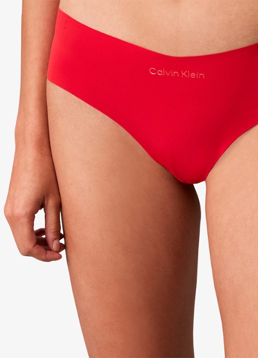 Calvin Klein Hipster met logo - detail 3 oranjerood