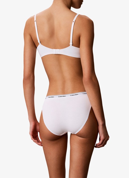 Calvin Klein Hipster met logoband in 3-pack - achterkant 5 zwart