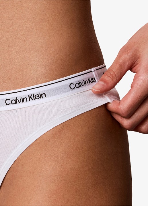 Calvin Klein Hipster met logoband in 3-pack - detail 4 zwart