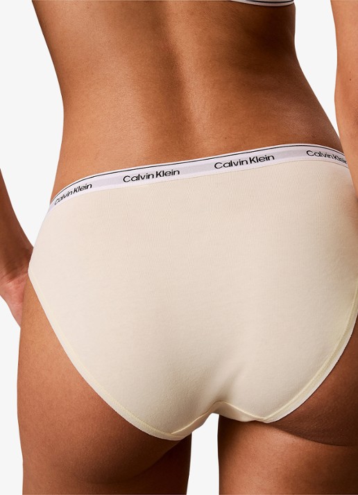 Calvin Klein Hipster met logoband in 3-pack - detail 2 beige