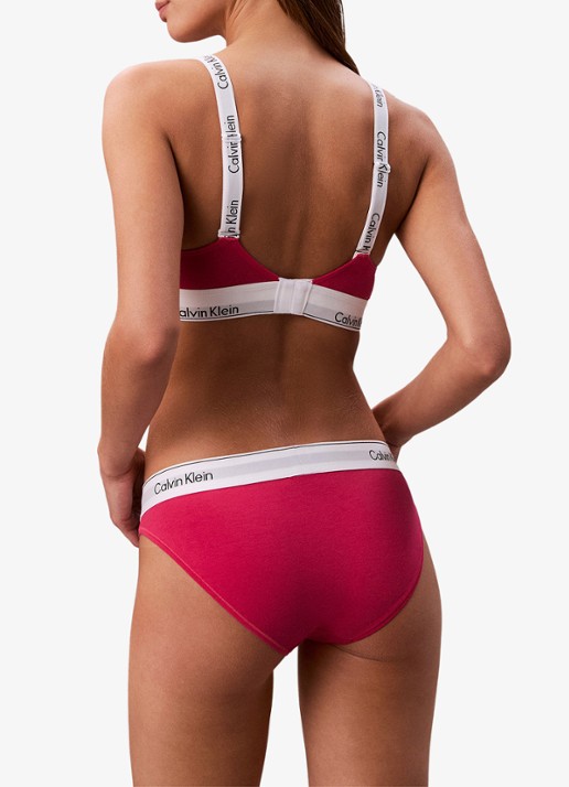 Calvin Klein Hipster met logoband - achterkant 6 vibrant pink-245