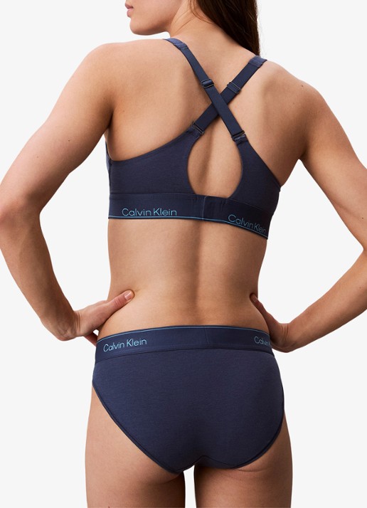 Calvin Klein Hipster met logoband - achterkant 3 blauw