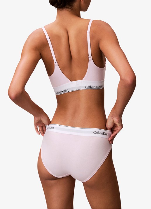 Calvin Klein Hipster met logoband - achterkant 4 cradle pink