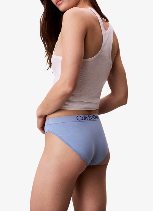 Calvin Klein Hipster met logoband - achterkant 3 blauw