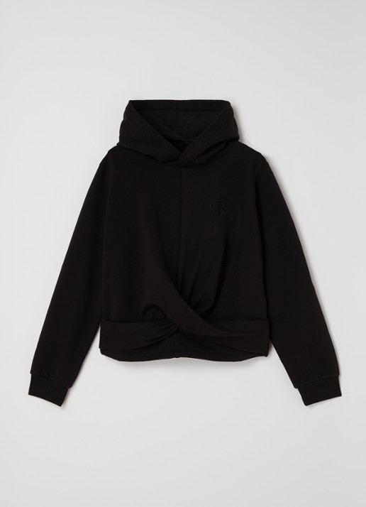Calvin Klein Hoodie met geknoopt detail