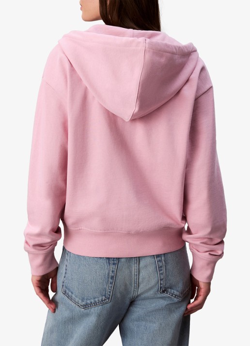 Calvin Klein Hoodie met logo - achterkant 6 roze