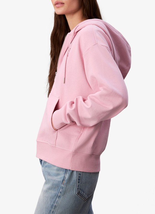 Calvin Klein Hoodie met logo - detail 3 roze