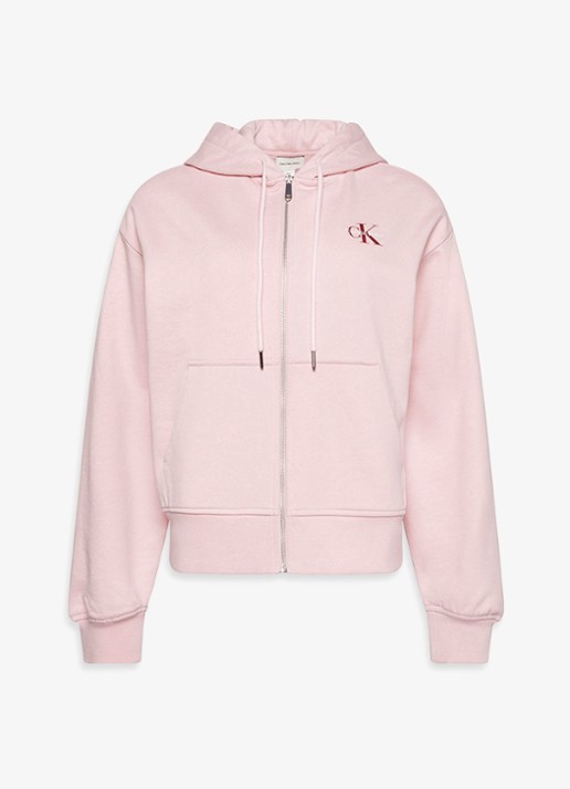 Calvin Klein Hoodie met logo - voorkant 4 roze