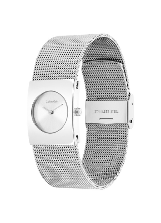Calvin Klein Horloge CK25100135   - detail zilver