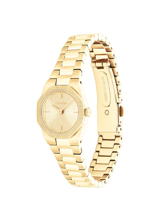 Calvin Klein Horloge CK25100142 - detail goud