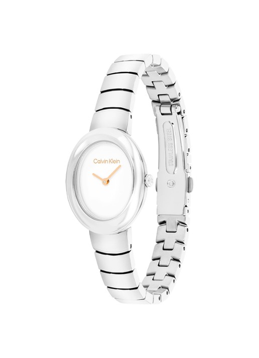 Calvin Klein Horloge CK25100149  - detail zilver