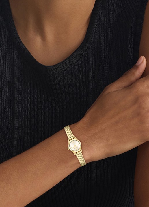 Calvin Klein Horloge CK25100201 - voorkant 4 goud