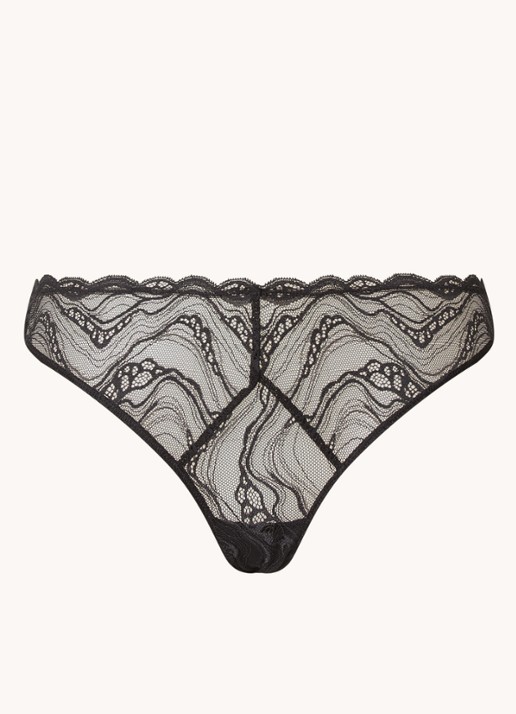 Calvin Klein Instinct hipster van kant - voorkant 9 zwart
