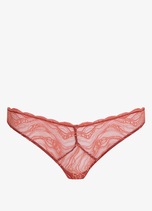 Calvin Klein Instinct hipster van kant - voorkant steenrood
