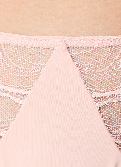 Calvin Klein Instinct string van kant - detail 3 lichtroze