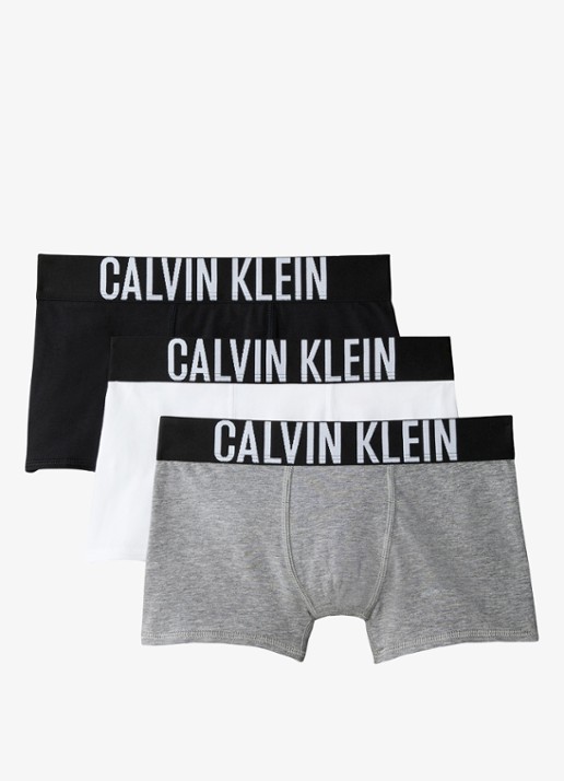 Calvin Klein Intense power boxer met logoband in 3-pack - detail 4 grijs
