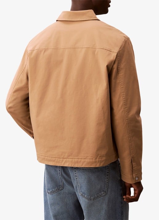 Calvin Klein Jack met logo - achterkant 3 bruin