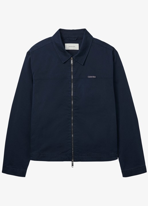 Calvin Klein Jack met logo - voorkant 2 dark sapphire-cef