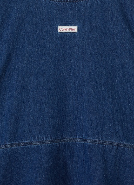 Calvin Klein Jurk van denim - detail 3 indigo