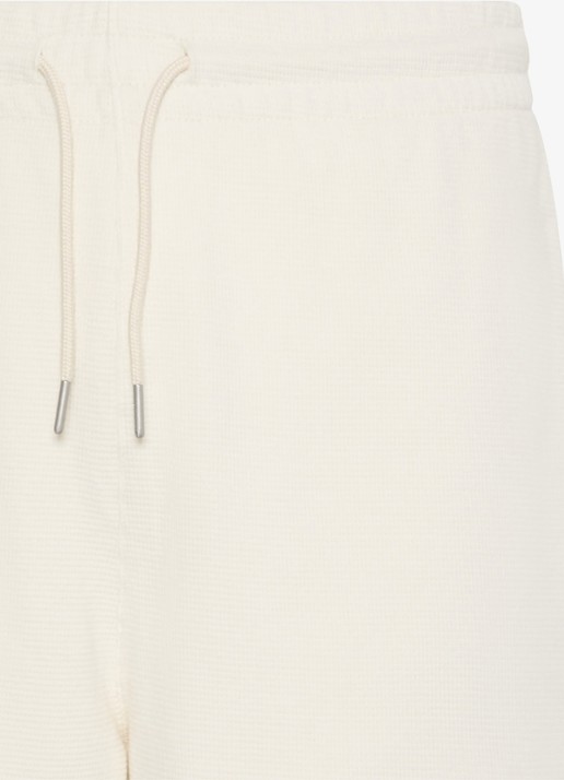 Calvin Klein Korte broek met wafelstructuur - detail 5 ivoor