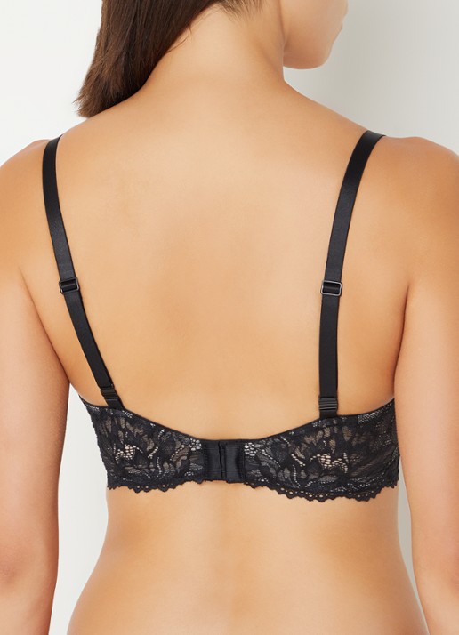 Calvin Klein Lift Demi voorgevormde bh met light push-up - achterkant 8 zwart
