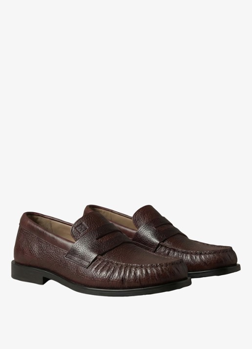 Calvin Klein Loafer met logo - detail 5 bruin