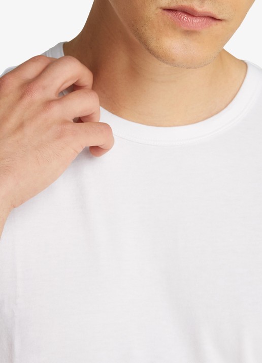Calvin Klein Lounge T-shirt in 3-pack - detail 5 wit