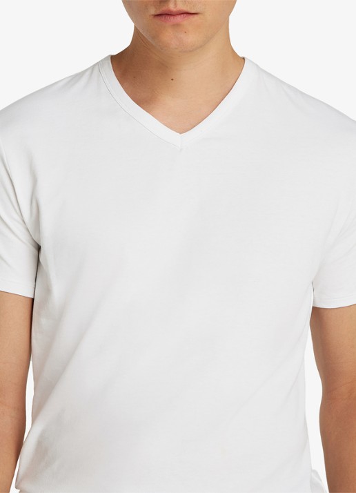 Calvin Klein Lounge T-shirt in 3-pack - detail 3 wit