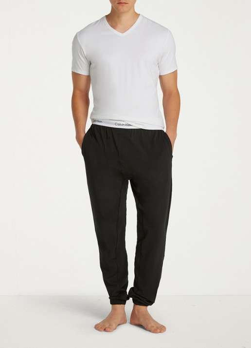 Calvin Klein Lounge T-shirt in 3-pack - voorkant 5 wit