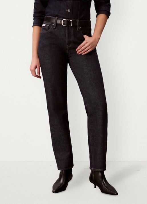 Calvin Klein Low waist straight leg jeans met steekzakken