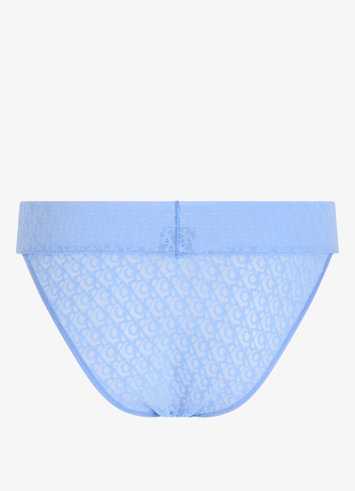 Calvin Klein Low waisted hipster met details van kant - voorkant 6 wit