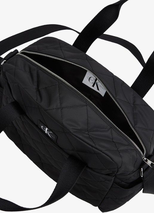 Calvin Klein Luiertas met logo - detail 3 zwart