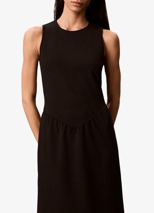 Calvin Klein Midi jurk met plooien