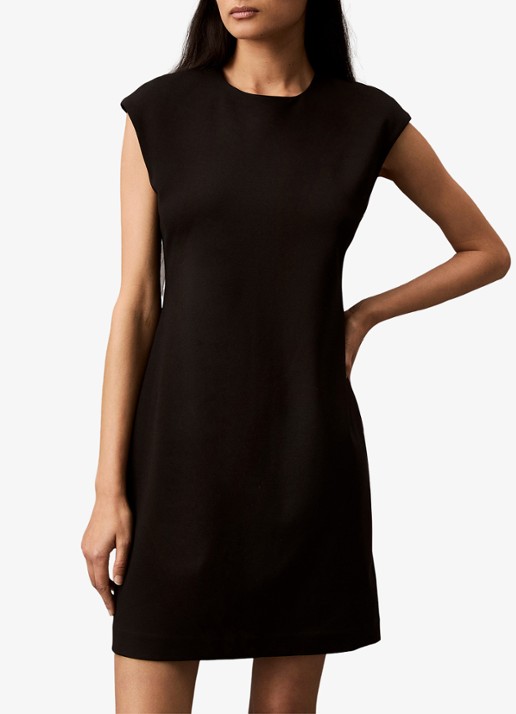 Calvin Klein Mini kokerjurk met ronde hals
