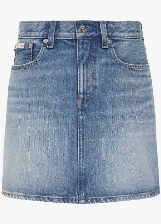 Calvin Klein Mini rok met medium wassing