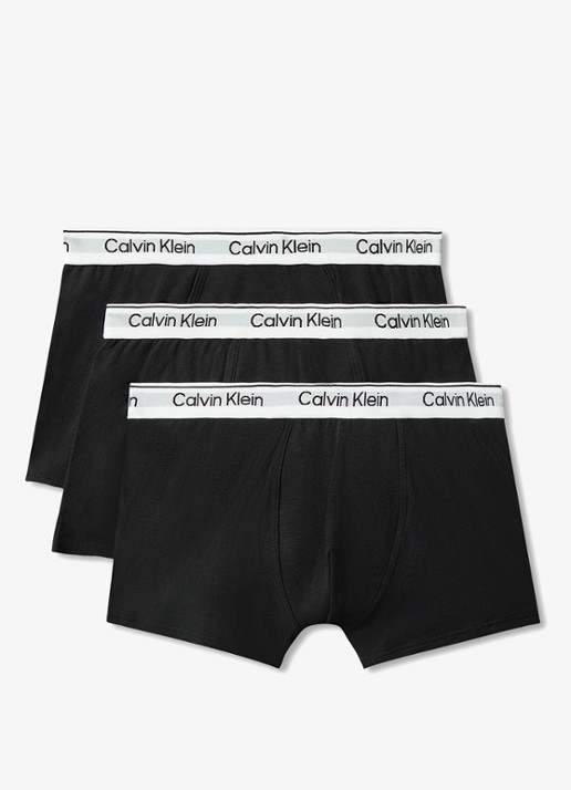 Calvin Klein Modern boxer met logoband in 3-pack - detail zwart