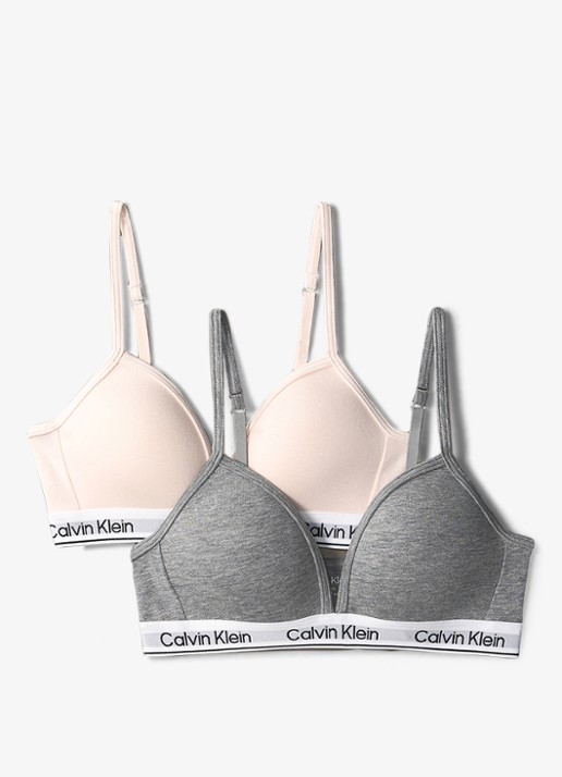 Calvin Klein Modern bralette in 2-pack