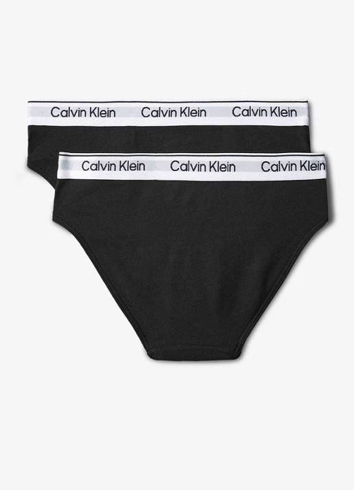 Calvin Klein Modern hipster in 2-pack - achterkant zwart