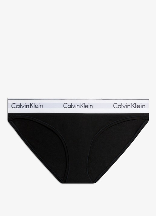 Calvin Klein Modern hipster met logoband - voorkant black / zwart