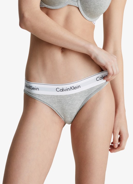 Calvin Klein Modern hipster met logoband - detail 3 grey heather / grijs