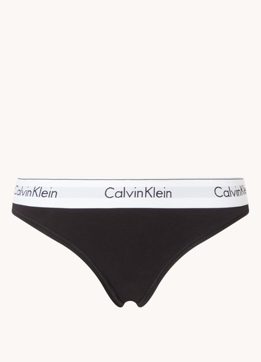 Calvin Klein Modern hipster met logoband - voorkant 2 black / zwart
