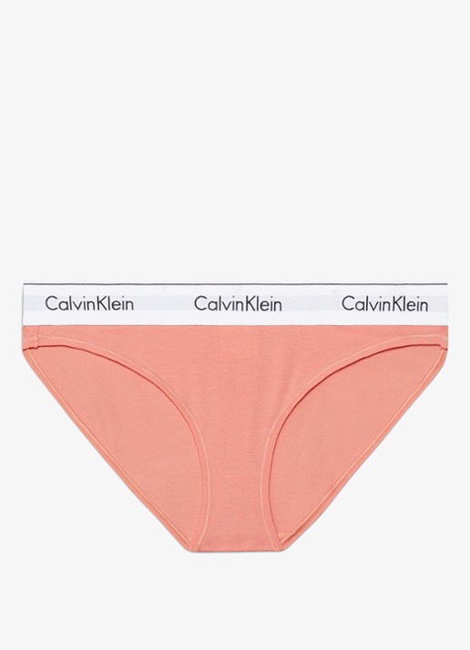 Calvin Klein Modern hipster met logoband - voorkant 3 coral almond  / roze