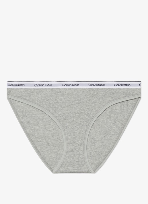 Calvin Klein Modern hipster met logoband - voorkant 3 grey heather / grijs