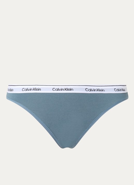 Calvin Klein Modern hipster met logoband - voorkant 6 blue performance / blauw