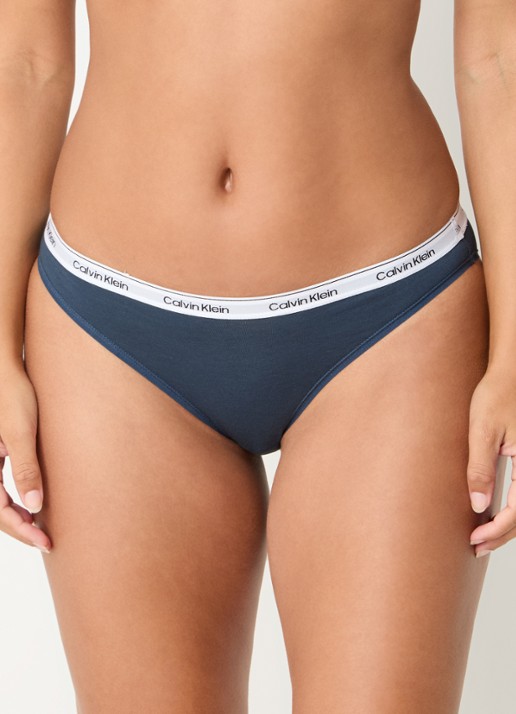 Calvin Klein Modern hipster met logoband - detail ink / blauw