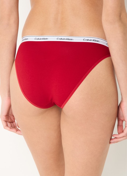 Calvin Klein Modern hipster met logoband - achterkant 7 juneberry / rood