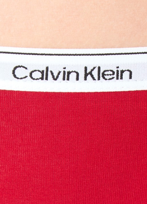 Calvin Klein Modern hipster met logoband - detail 5 juneberry / rood