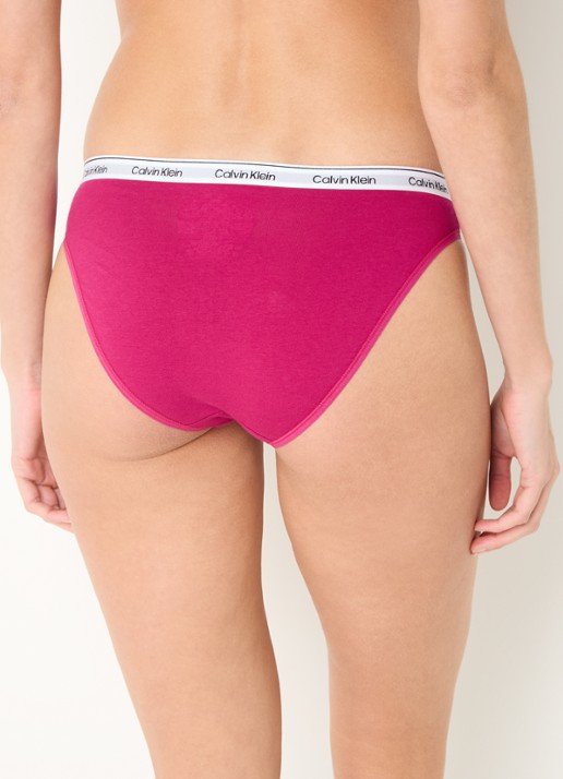 Calvin Klein Modern hipster met logoband - achterkant 4 jewel / roze