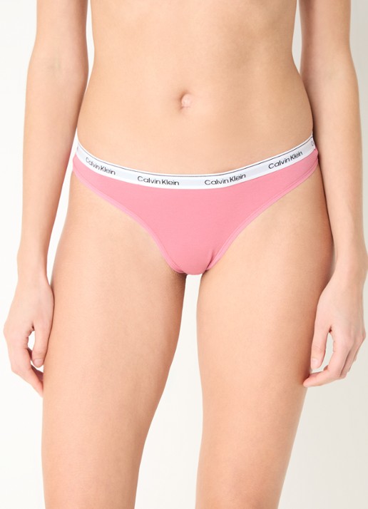 Calvin Klein Modern hipster met logoband - detail berry pink / roze